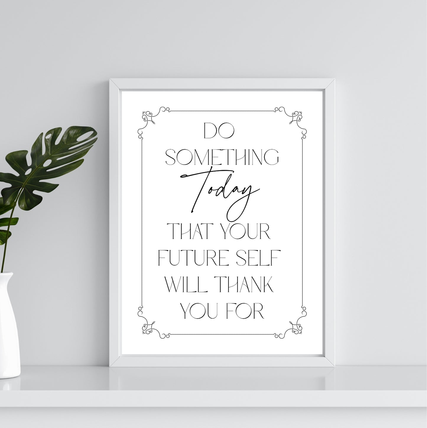 Do Something Today | Inspirational Wall Art or Printable Download - Auxano Life
