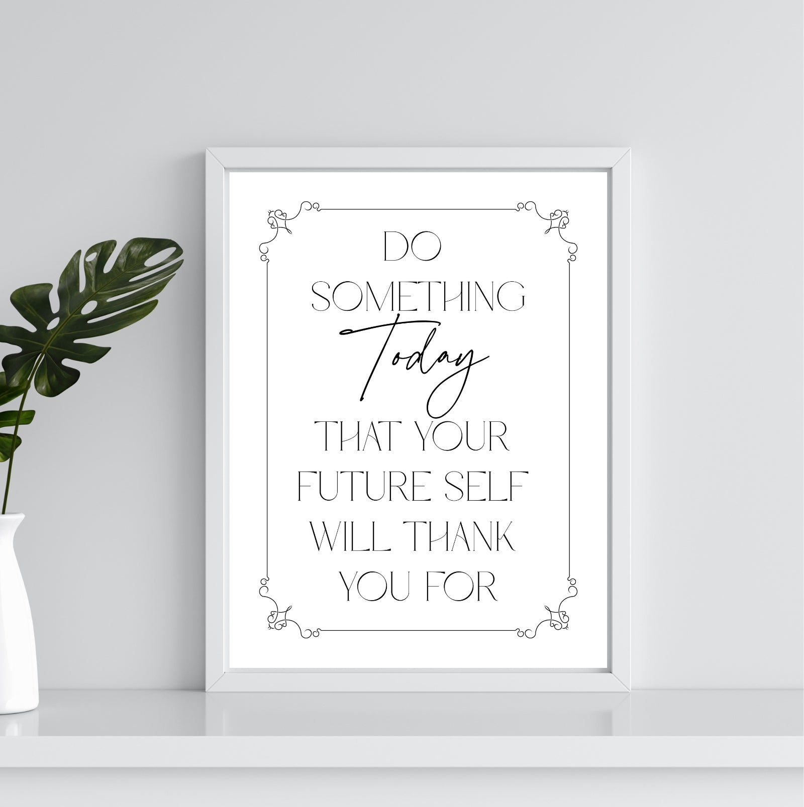 Do Something Today | Inspirational Wall Art or Printable Download - Auxano Life
