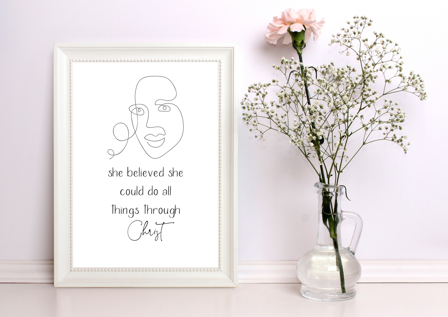 She Believed She Could Do All Things Through Christ | Print Only - Auxano Life