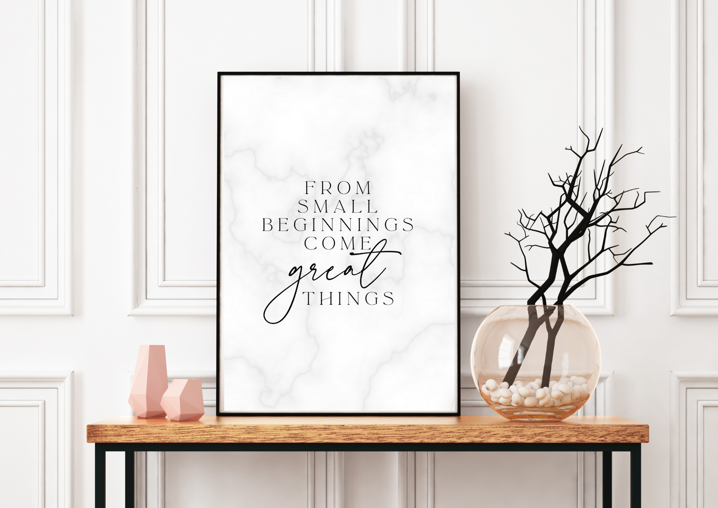 From Small Beginnings Come Great Things | Motivational Quote | Print Only - Auxano Life