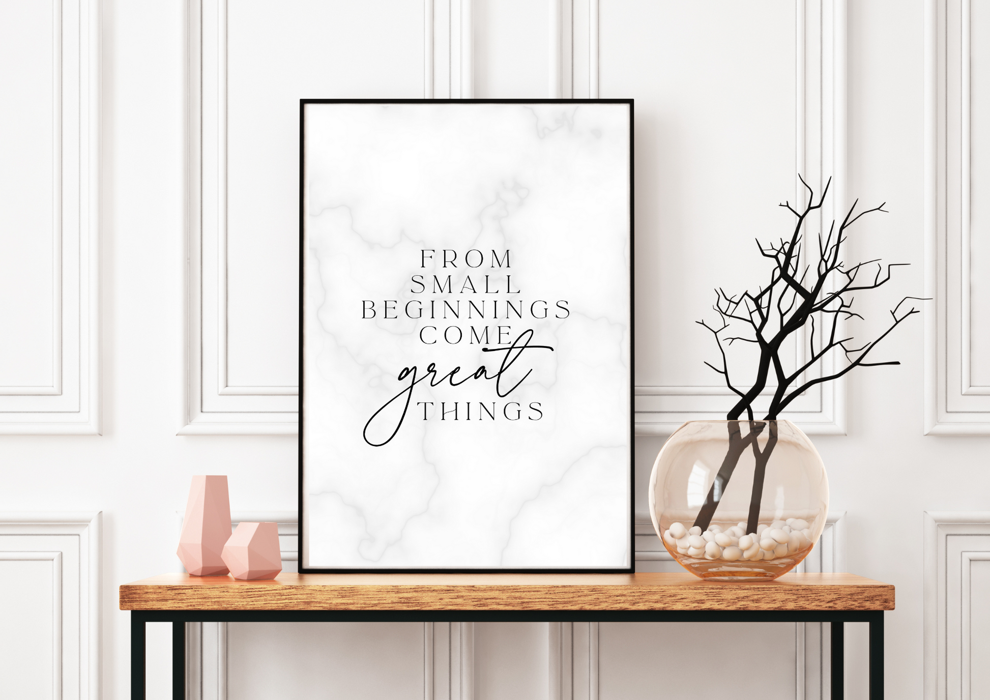 From Small Beginnings Come Great Things | Motivational Quote | Print Only - Auxano Life