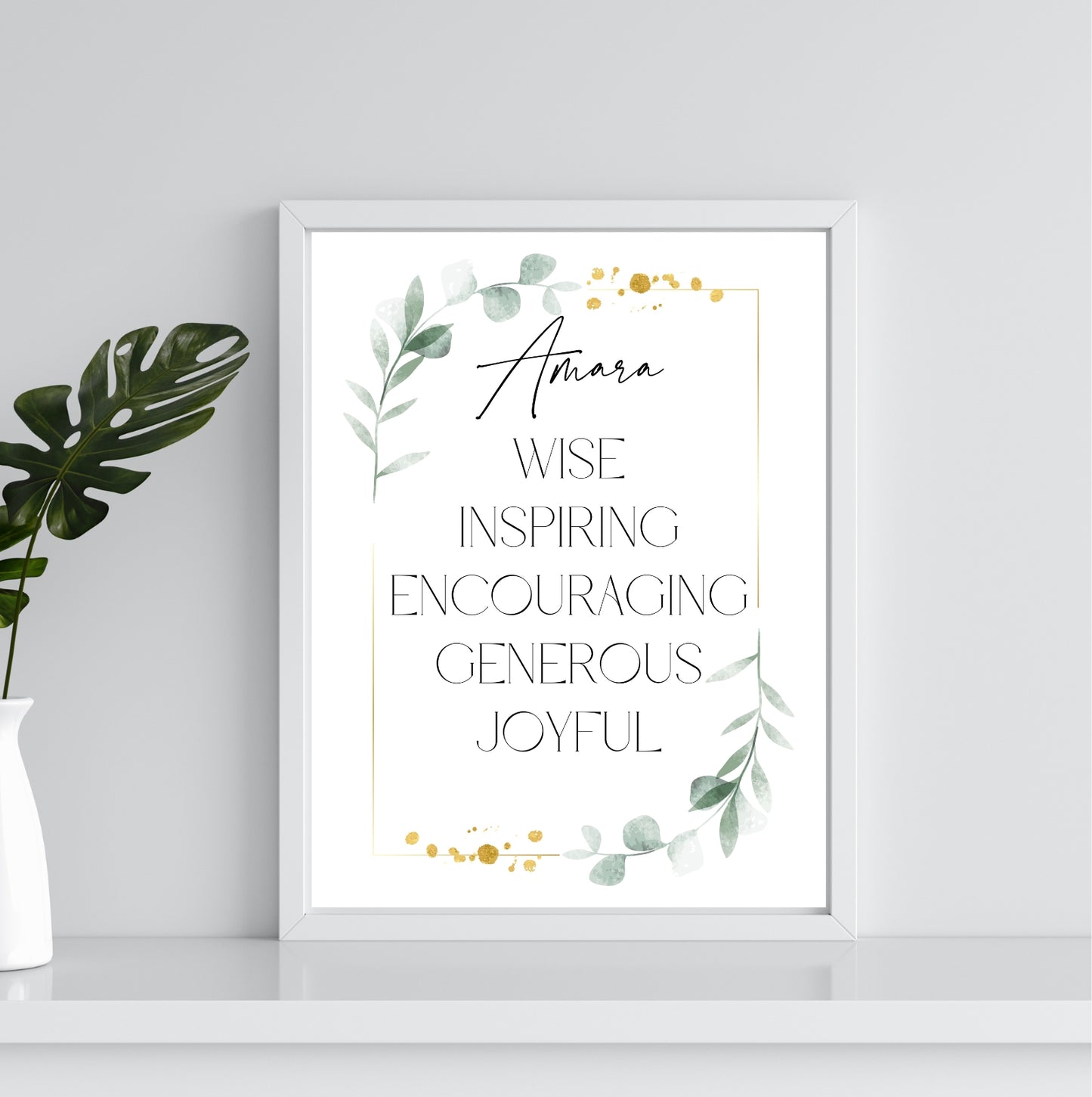 Personal Strengths | Custom Wall Art or Printable Download - Auxano Life
