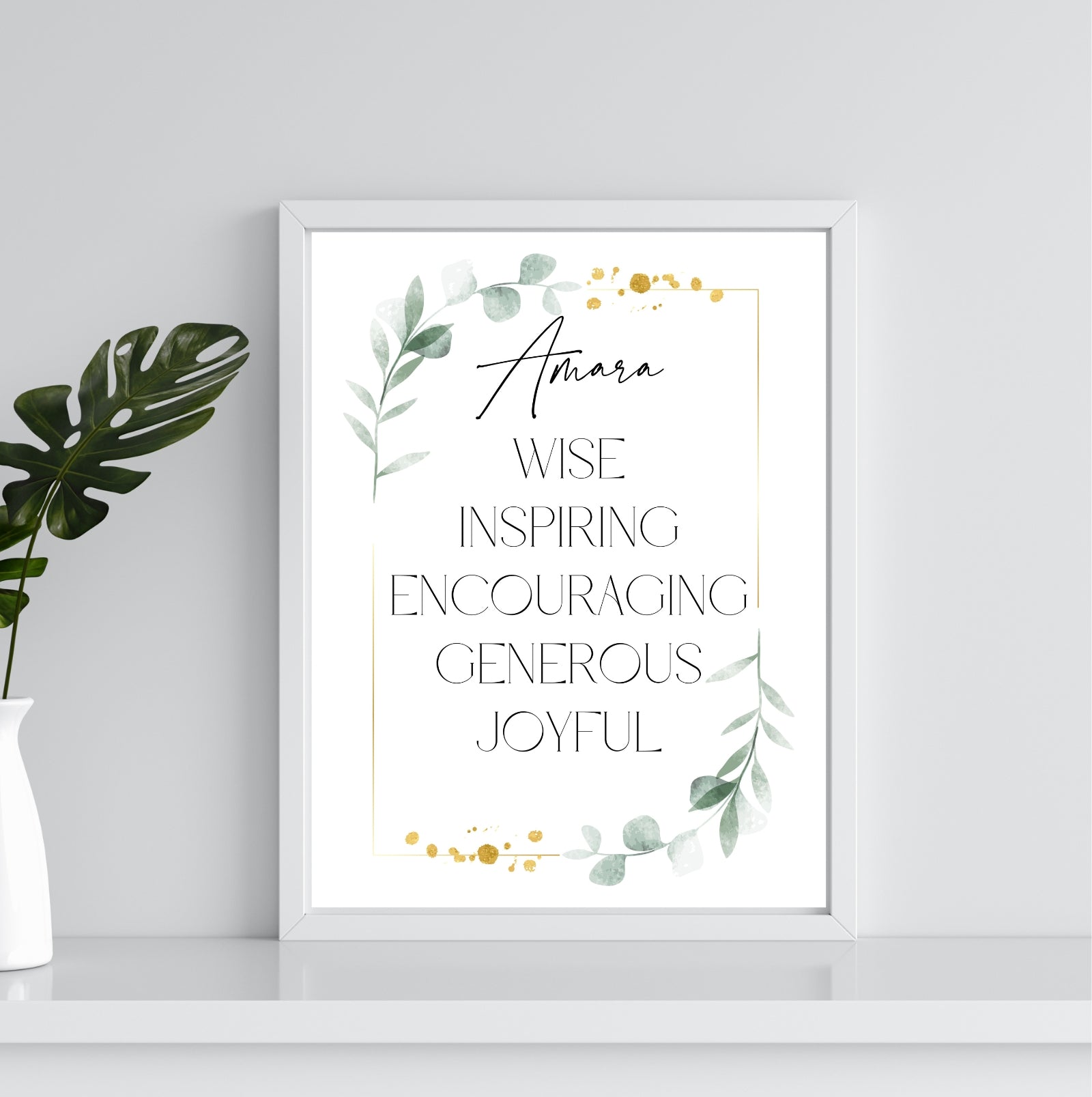 Personal Strengths | Custom Wall Art or Printable Download - Auxano Life