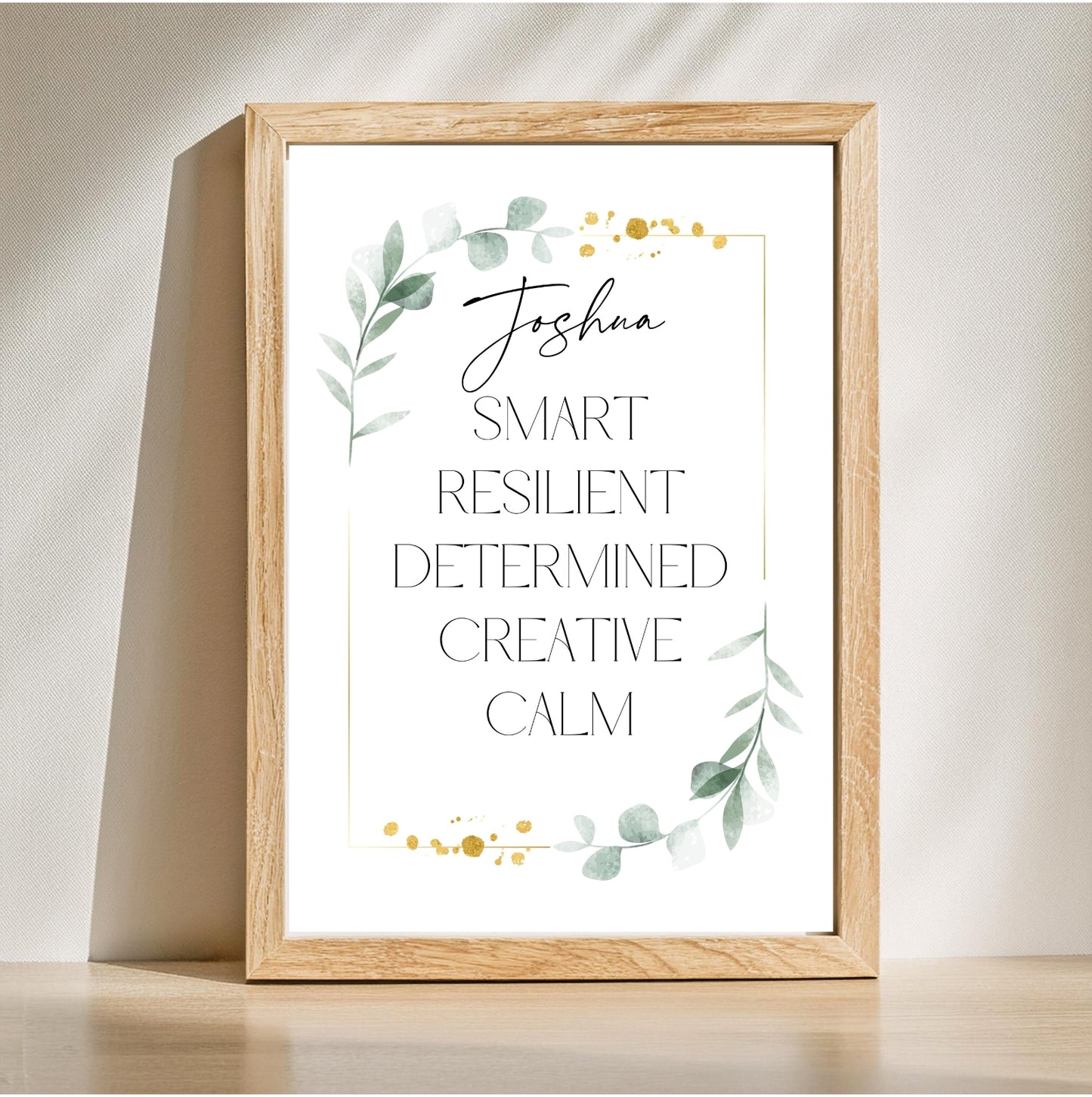 Personal Strengths | Custom Wall Art or Printable Download - Auxano Life