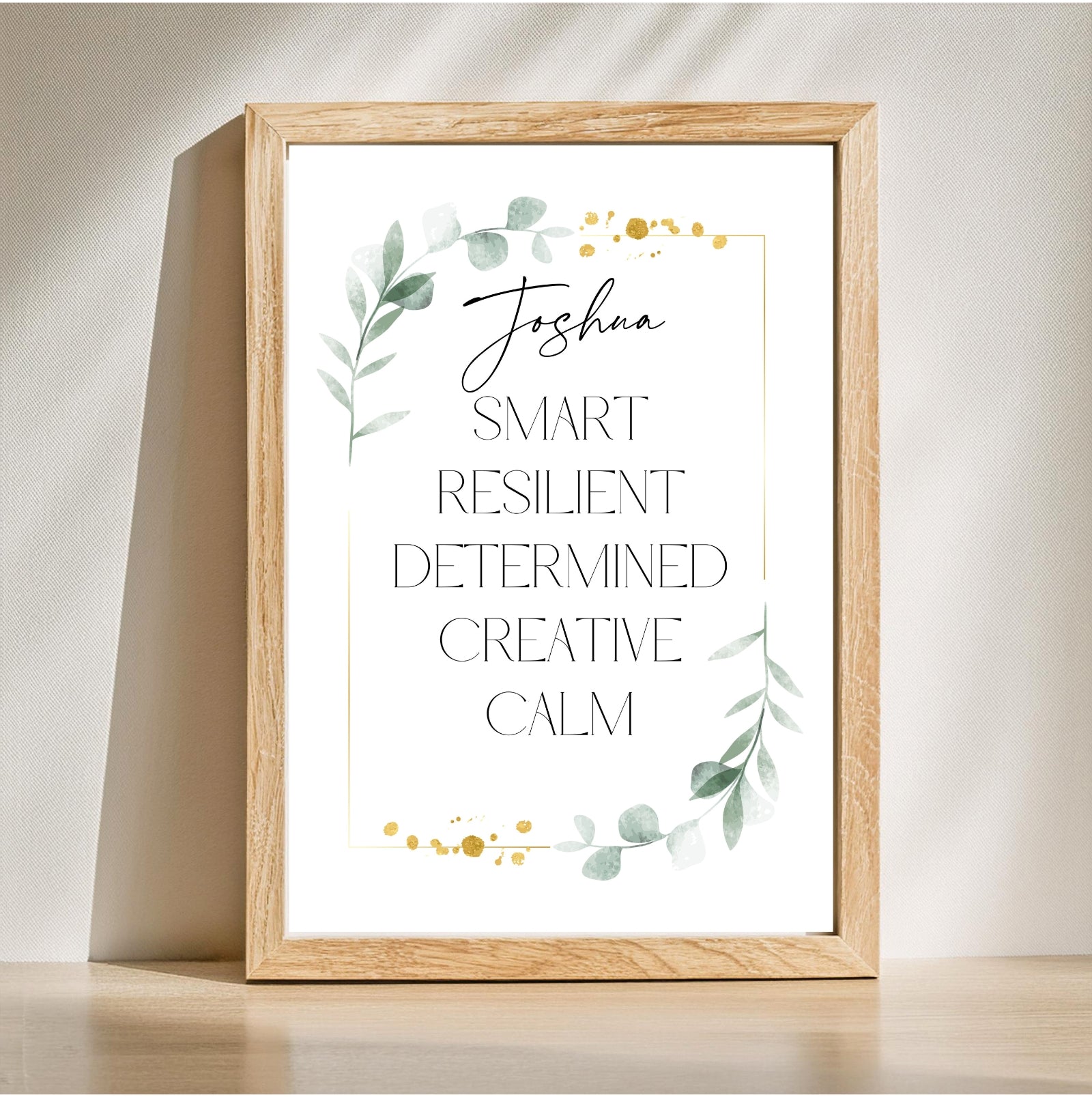 Personal Strengths | Custom Wall Art or Printable Download - Auxano Life