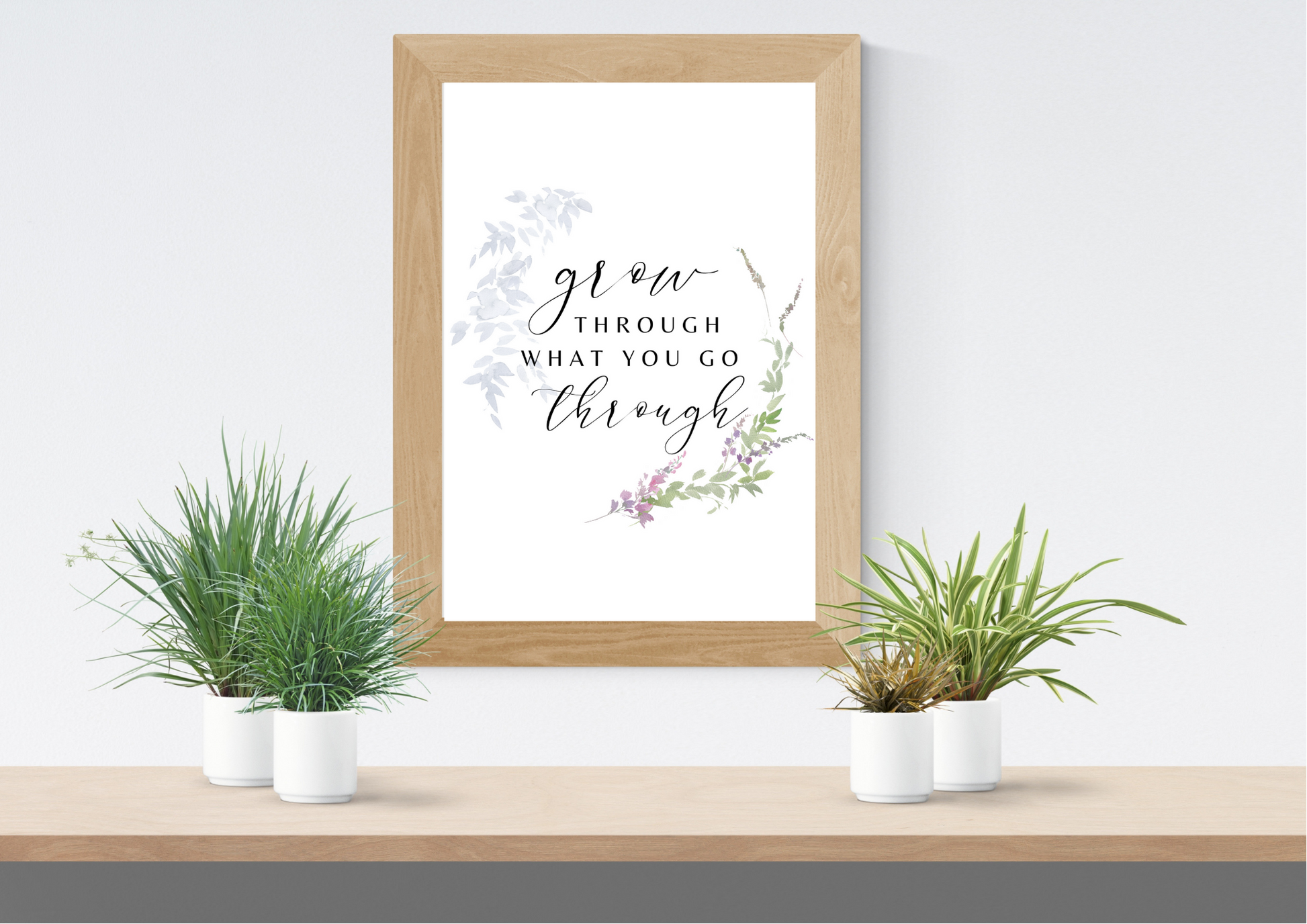 Grow Through What You Go Through | Decor Print, Wall Art - Auxano Life